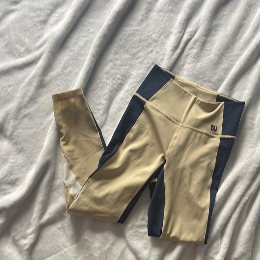 Wilson women leggings beige and blue